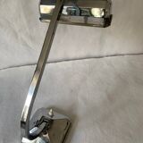 Art deco desk lamp in chrome metal, 1920