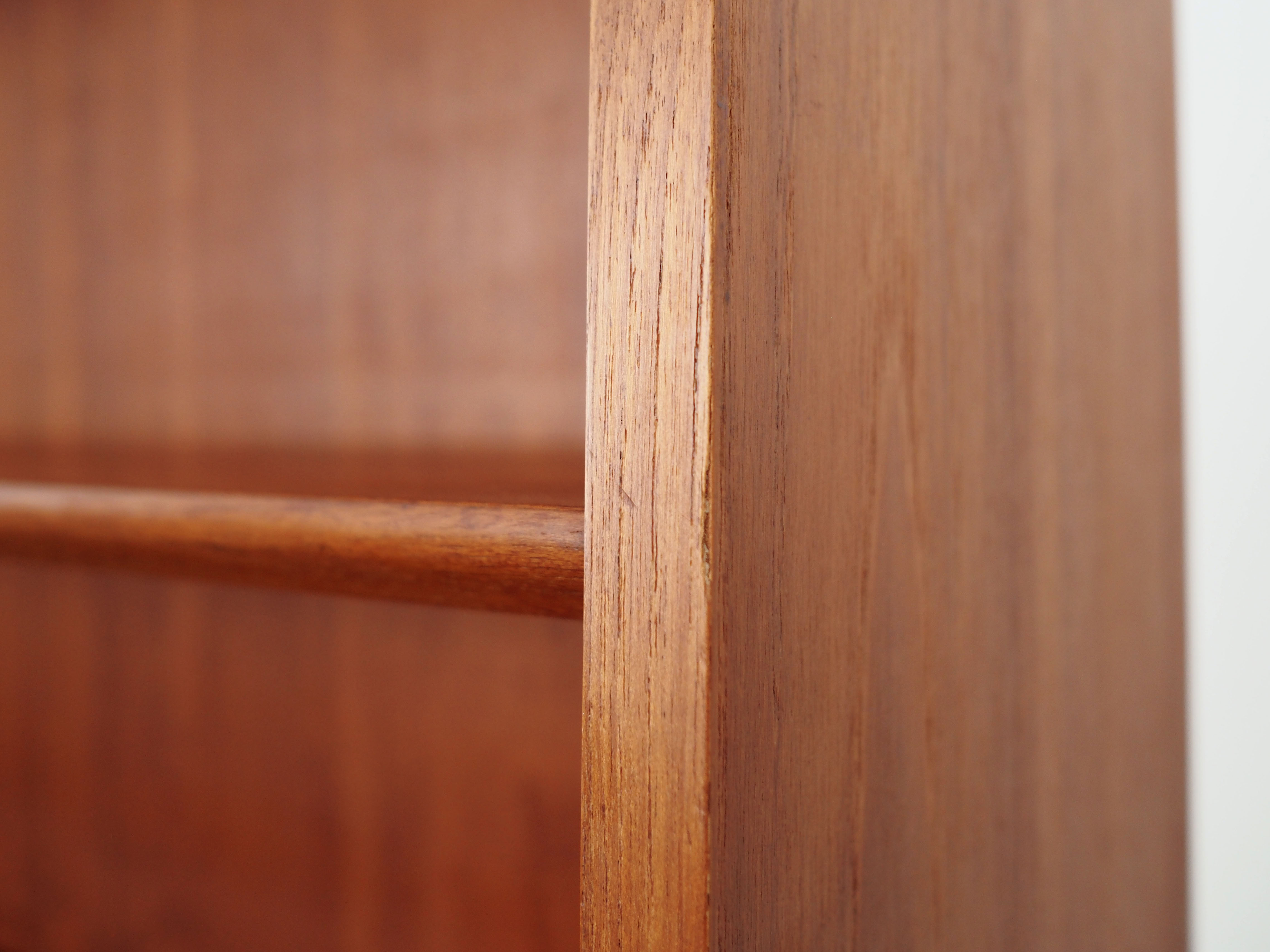 Teak bookcase, Danish design, 1960s, designer: Johannes Sorth, production: Bornholm