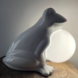 Vintage 80's frog lamp