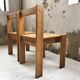 Duo de chaises en pin, style Les Arcs