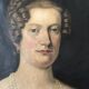 19th Century  Antique Vintage Large Original Portrait Painting of a German