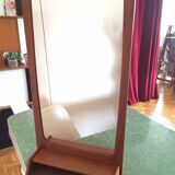 Scandinavian mirror with shelf  35x67cm
