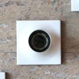 White Staff ceiling light by Rolf Kruger, 1970s