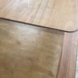 Walnut farmhouse table + extensions
