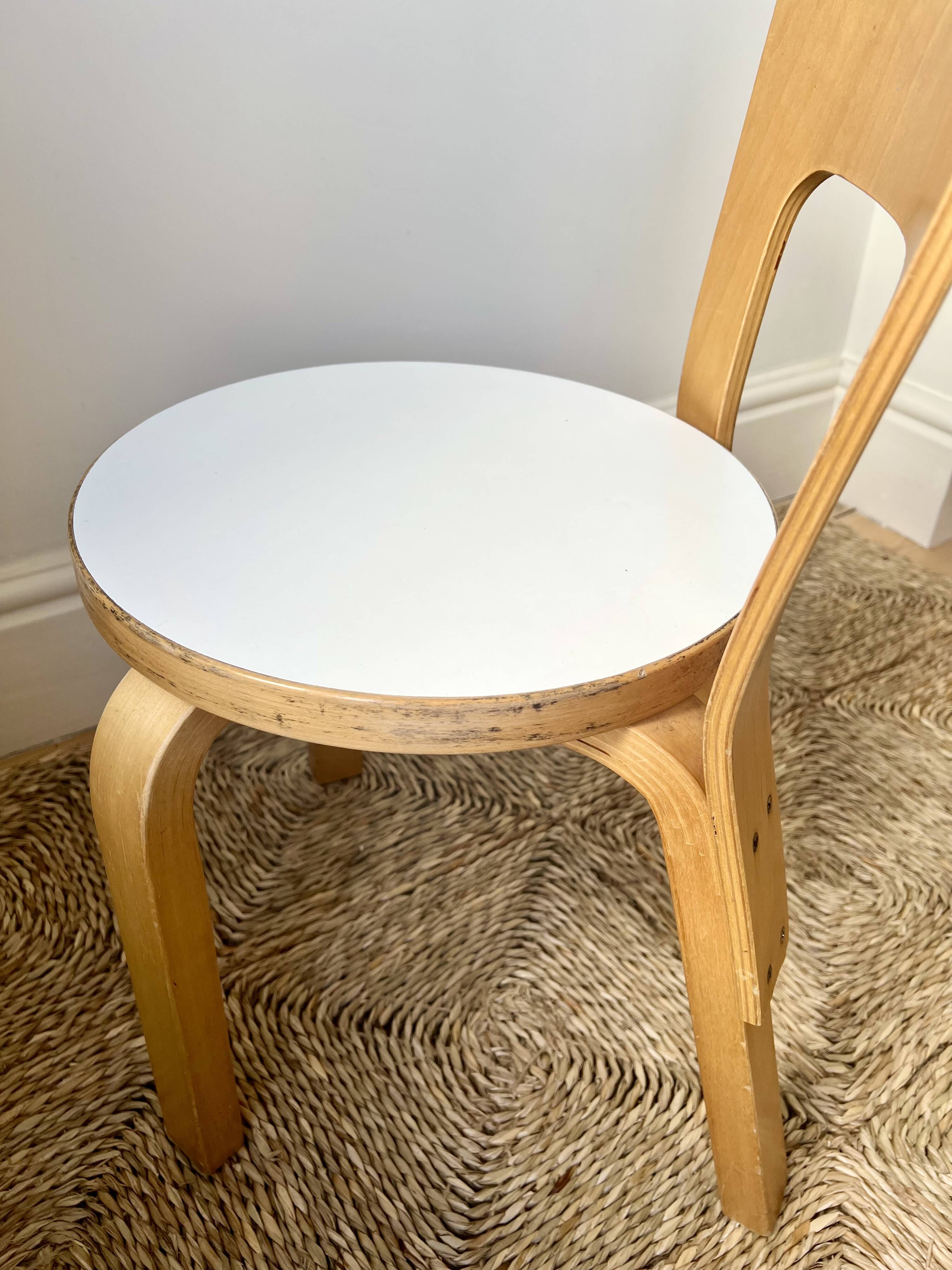 Chaises d'enfants N65 conçues par Alvar Aalto pour Artek, Finlande, 1960-1970