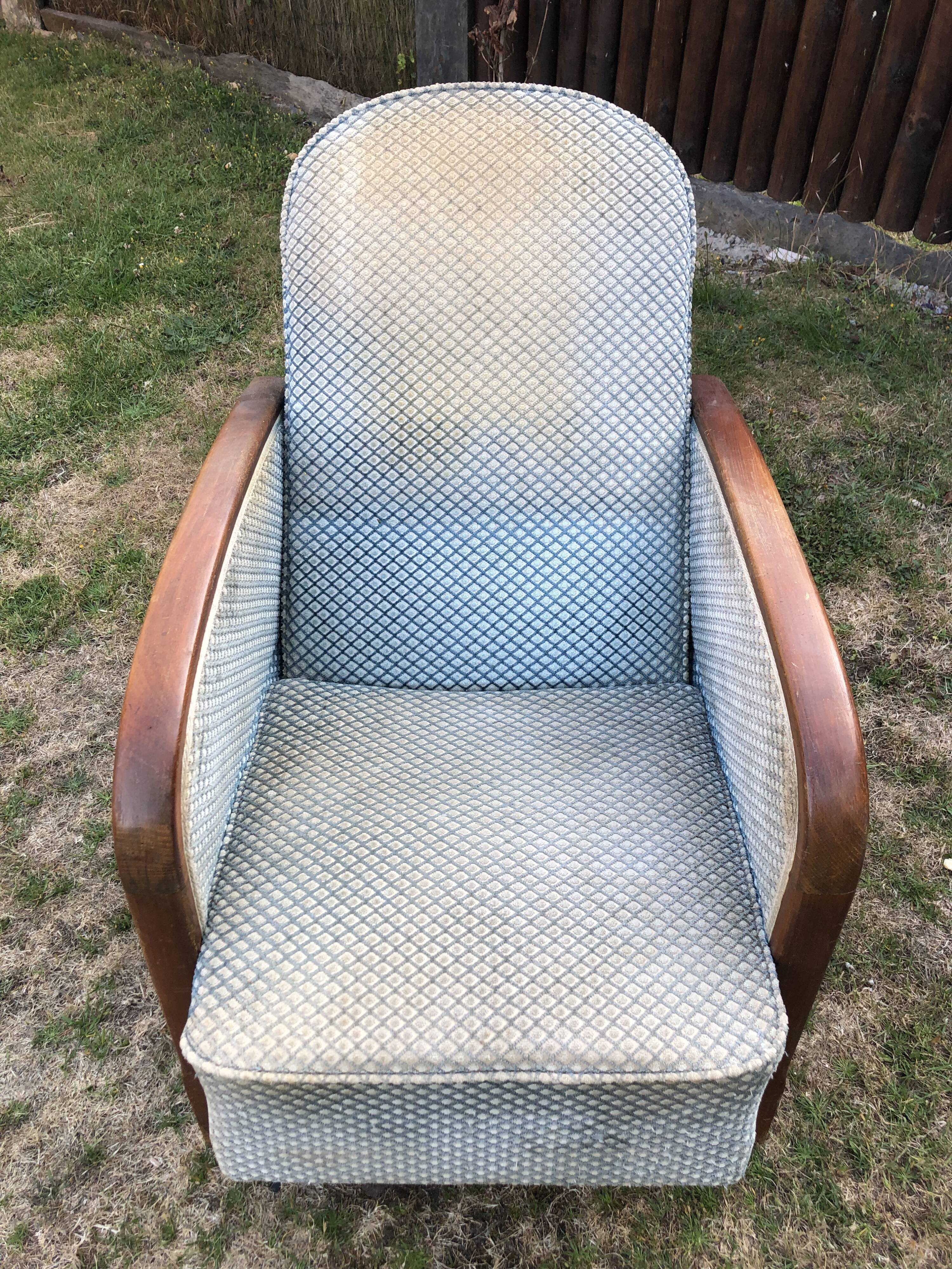 Duo de fauteuils club vintage