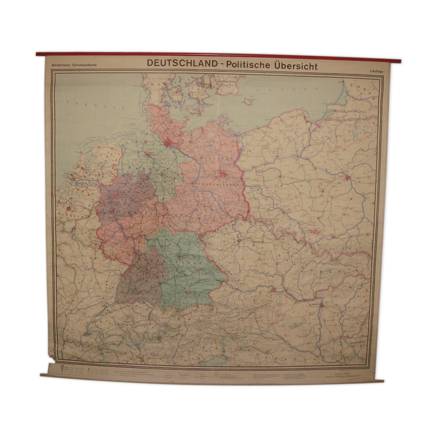 German geographical map of 1973
