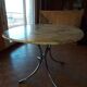 Large dining table in vintage marble 70'S Roche and Bobois