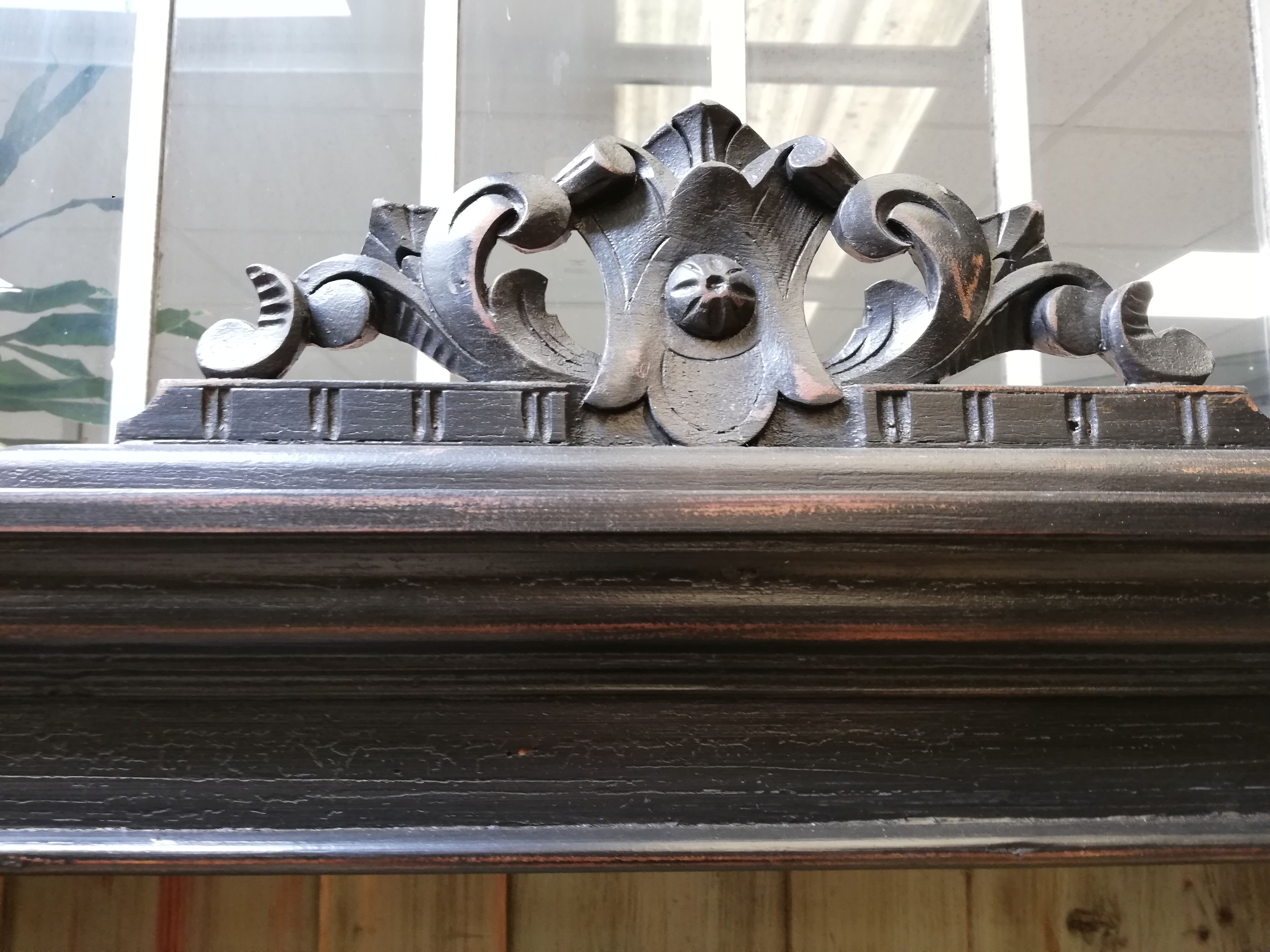 Parisian glazed buffet 2 bodies, vintage, art deco