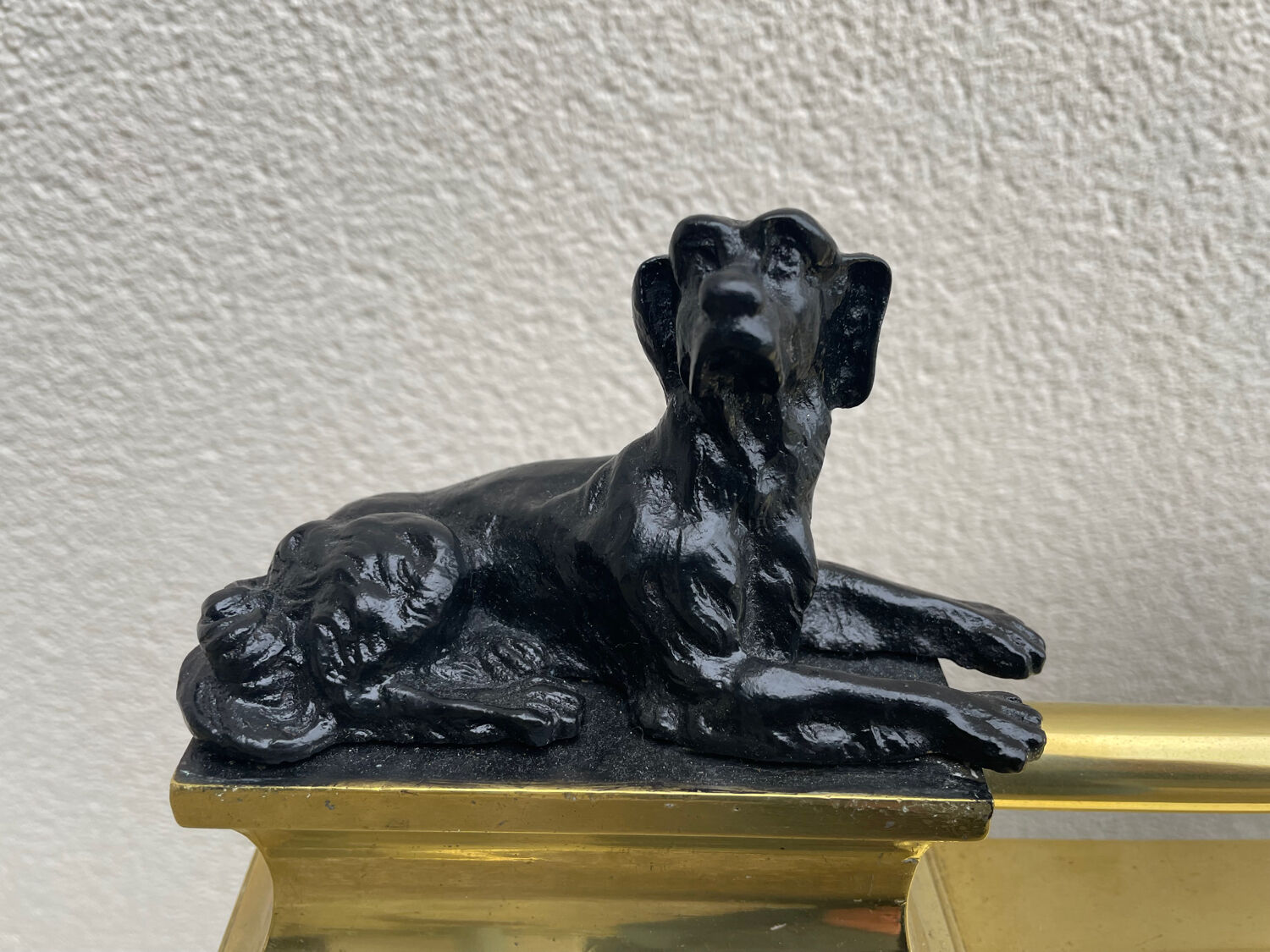 Barre de cheminée vintage