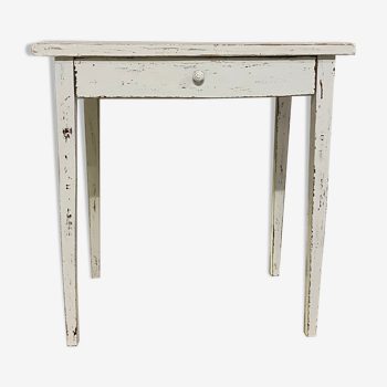 Table d'appoint blanche