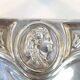 Service tray with silver metal belier 19th 77 X 52 cm