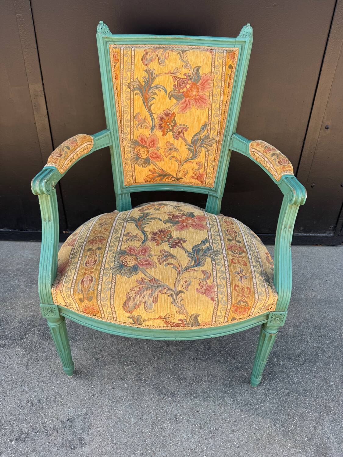 Louis XVI convertible armchair