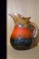 Flamed stoneware jug