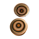 Sarreguemine dessert plates, hawai