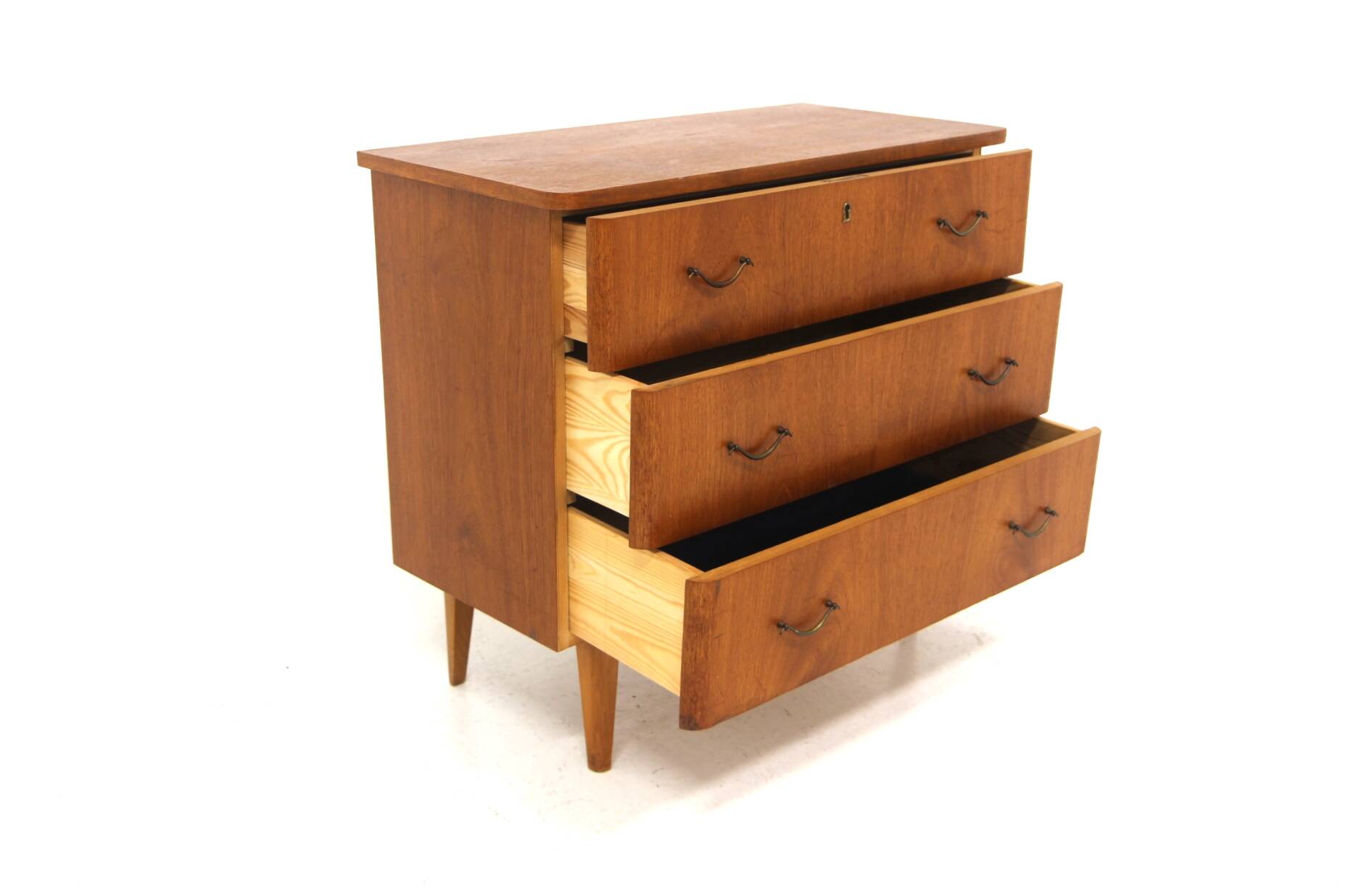 Scandinavian teak chest of drawers, Sweden, 1950
