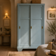 Parisian Art Deco wardrobe with sliding doors.