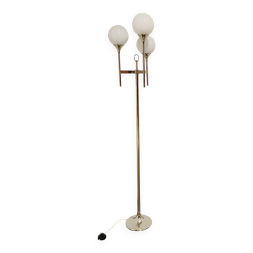 Vintage chrome Sciolari floor lamp, 1970s, Italy