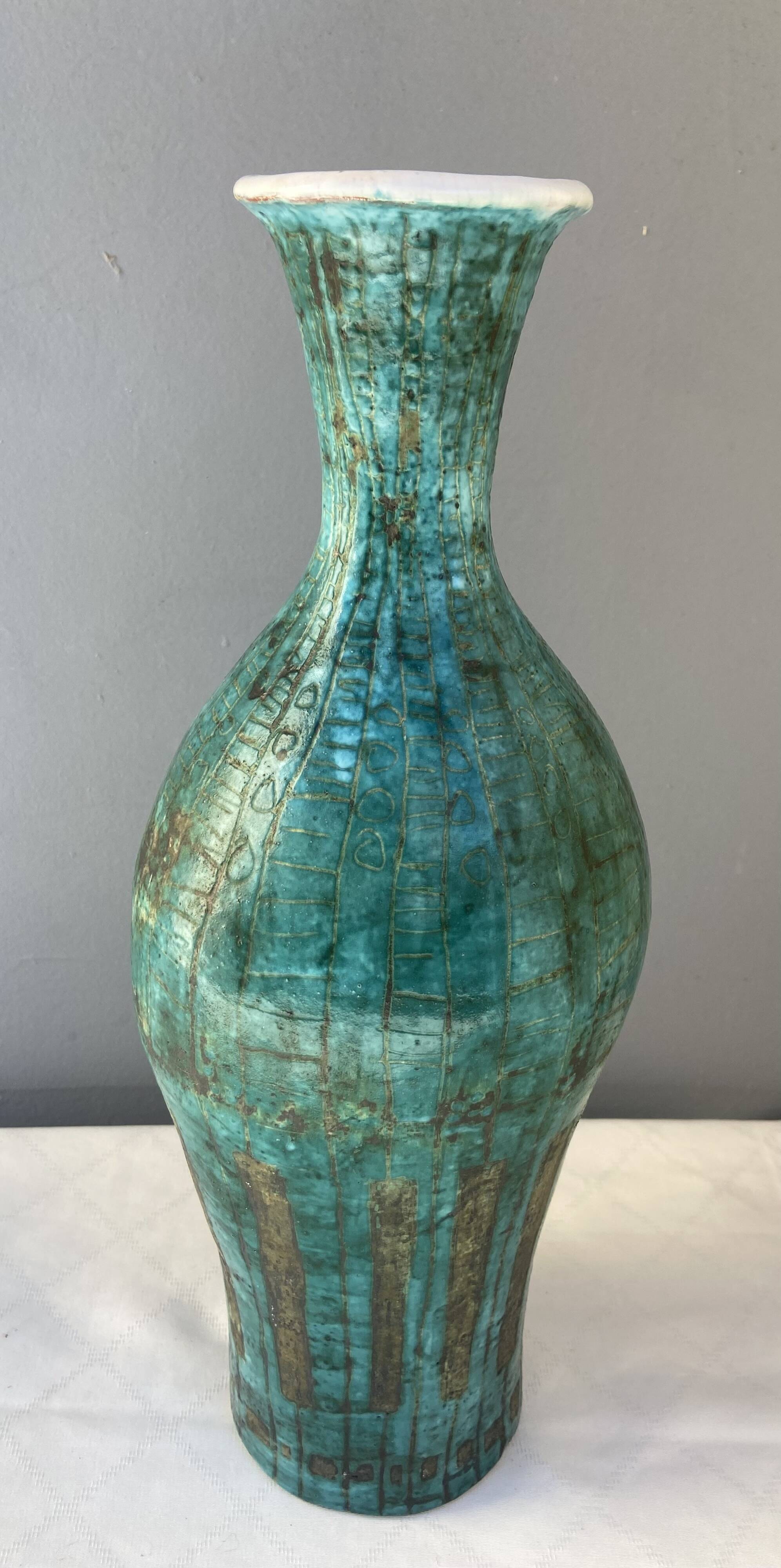 1980s ceramic vase