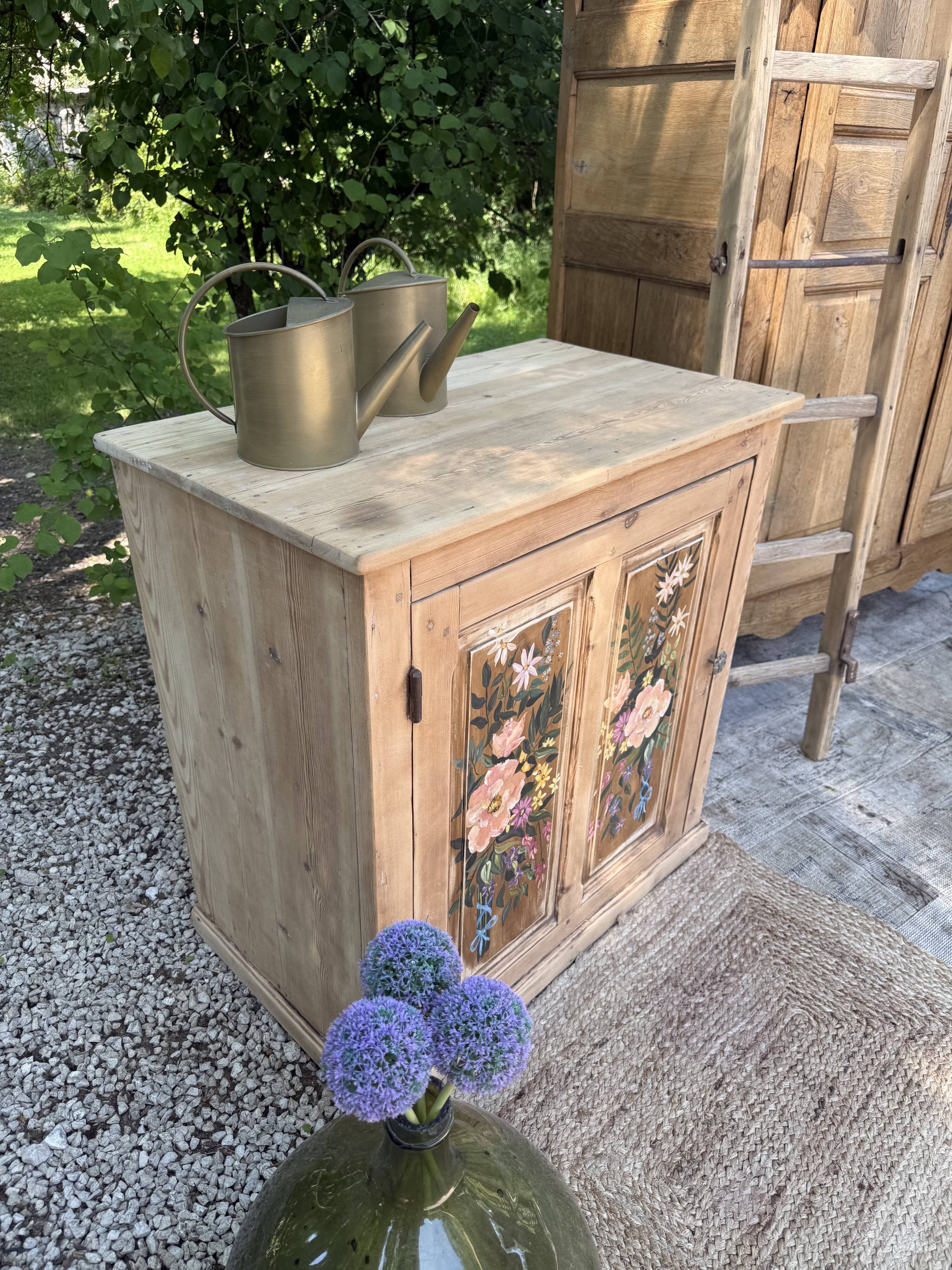 Antique confiturier, renovated wood