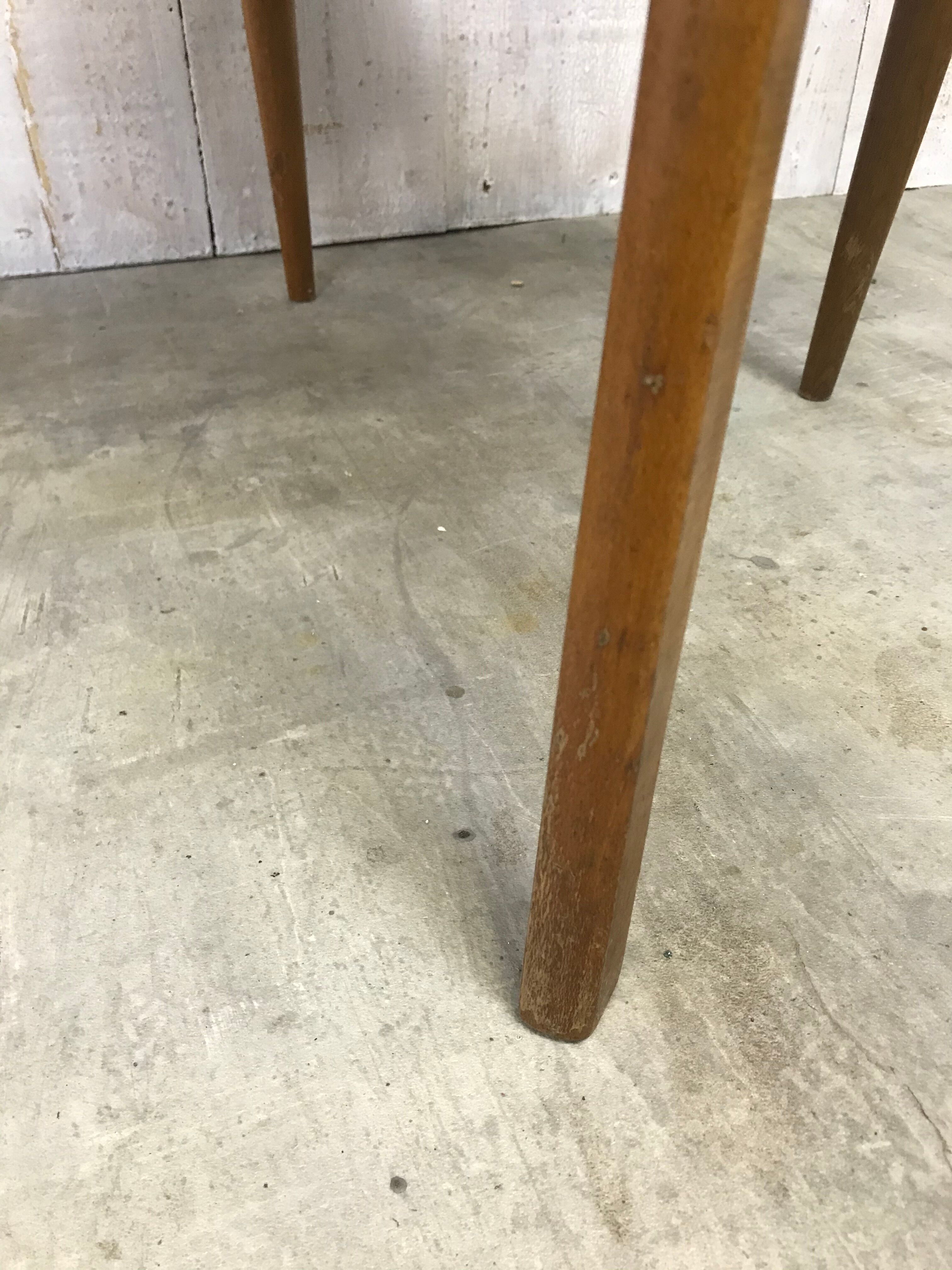 Pair of mismatched scandinavian chairs 60s