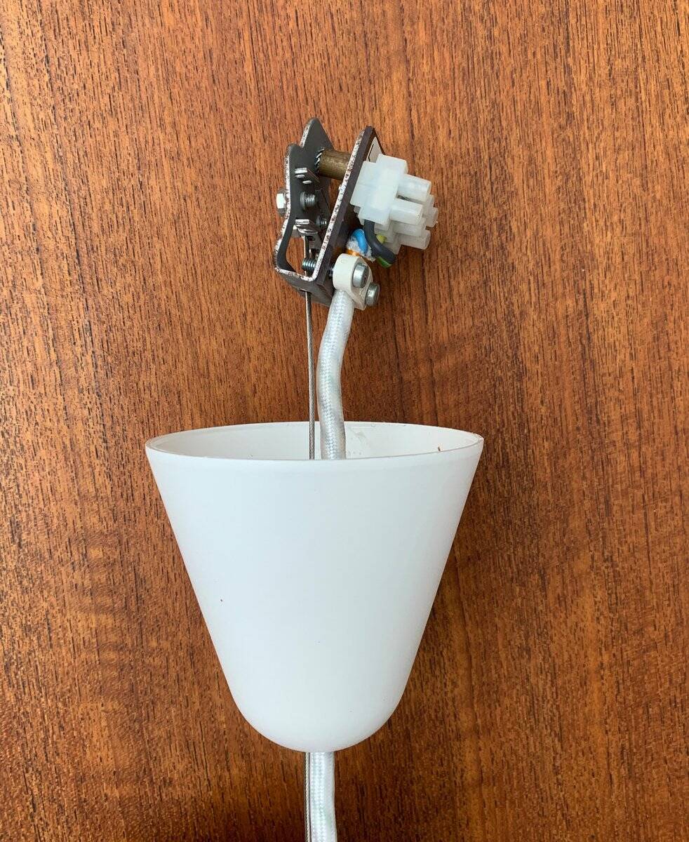 Maxi Nyhavn suspension Danish mid-century by Alfred Homann and Ole v. Kjær for Louis Poulsen