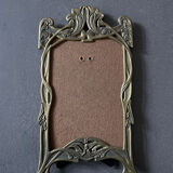 Art Nouveau gilded brass frame before 1900