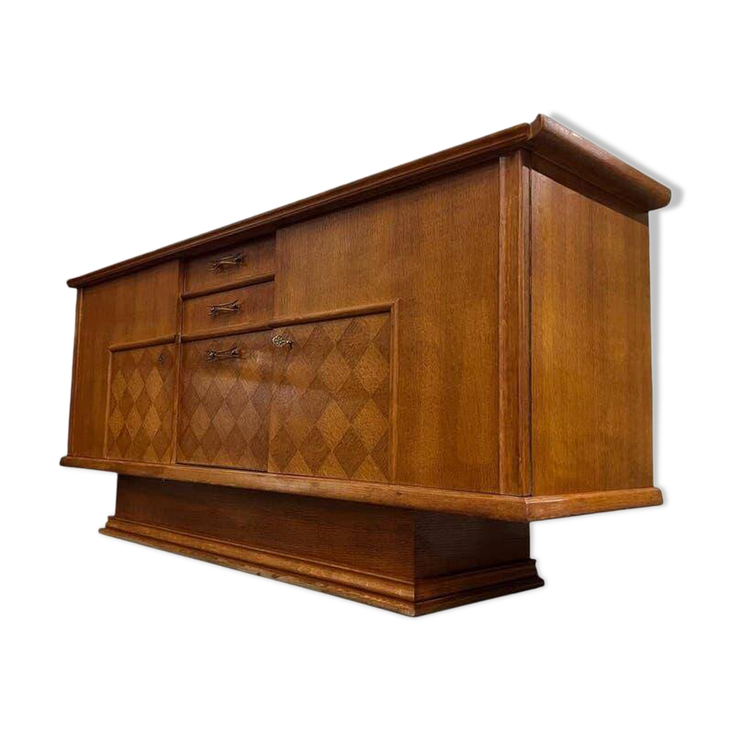 Vintage wooden sideboard in Art Deco style