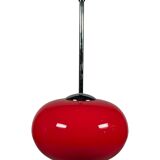 1960s 1970s Pendant Light Glass Ceiling Lamp Space Age Design