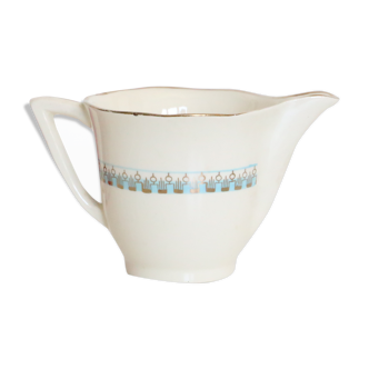 Crémier ou pot à lait Longwy, model Auteuil, 1950, vintage French