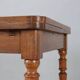 Antique extendable table in oak, walnut, and poplar, Europe, 19th century.
