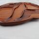 Scandinavian teak tray with compartments