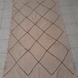 Handmade Berber Beni Ouarain Kilim 235x145cm