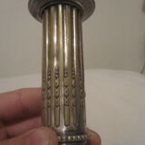 Pair of candlesticks Cailar Bailard silver metal