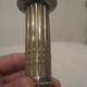 Pair of candlesticks Cailar Bailard silver metal