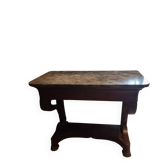 Jolie console bois et marbre Louis Philippe