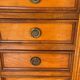 Meuble cinq tiroirs type Louis XVI directoire 1960 anneaux de tirage