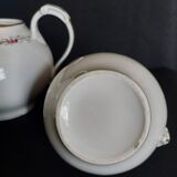 Napoleon III Paris porcelain five-cup tea set