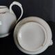 Napoleon III Paris porcelain five-cup tea set