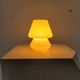 Small vintage lamp in orange opaline glass from the 1970s
