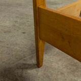 Pair of 1960 Scandinavian twin beds in solid beech