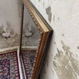 1900 wooden mirror with nails