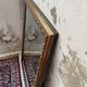 Miroir 1900 bois à clous