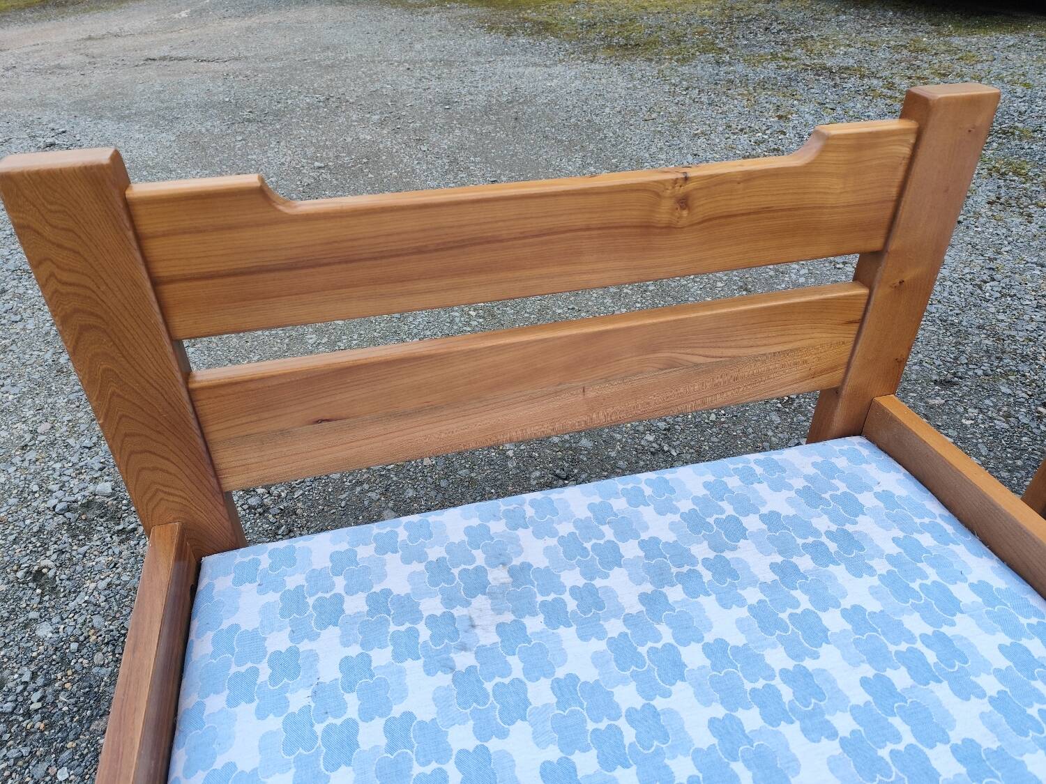 Pair of elm burl beds attributed to Maison Regain