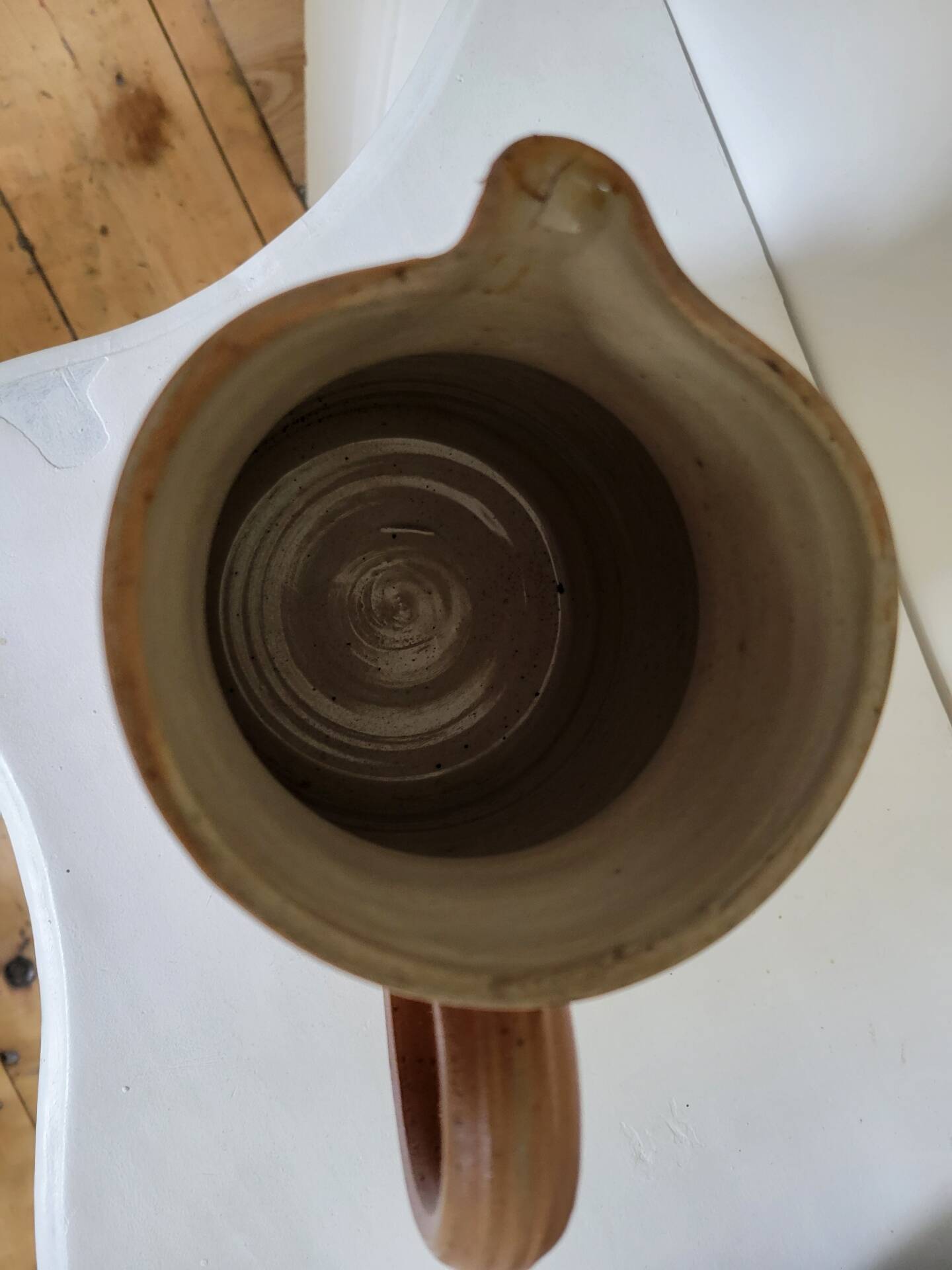 Large stoneware jug