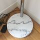 Ball lamp with marble foot