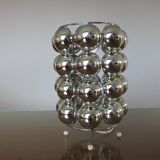 "Half spheres" lamp in chrome polycarbonate 70s