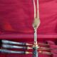 Silver and vermeil dessert service - Rococo style (12 pieces)
