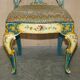 Pair of antique Regency chairs and matching table.