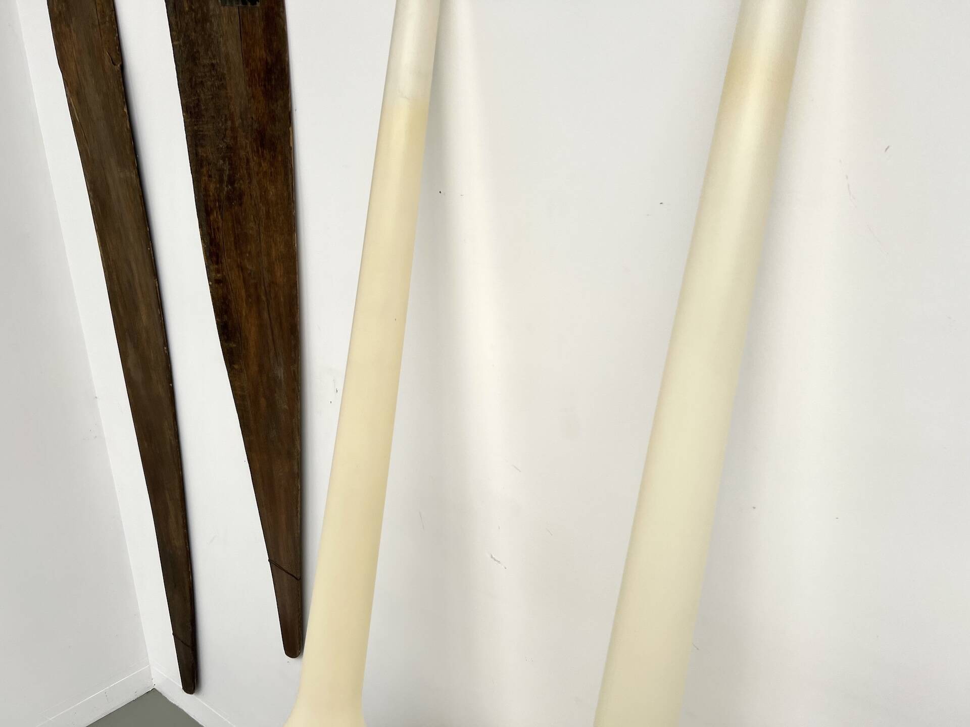 Pair of Michael Young Sticklight Lamps